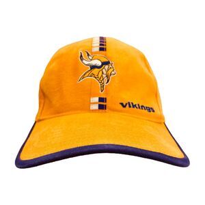 Vintage Minnesota Vikings Snapback Hat One Size Logo Athletic